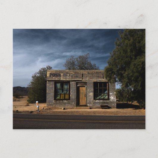 Verlaten Post-Kantoor in Kelso Californië Briefkaart (Voorkant)