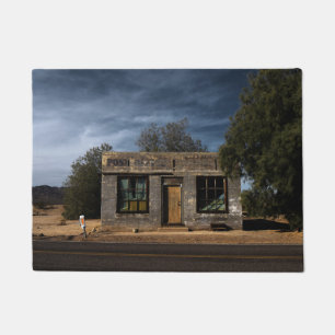 Verlaten Post-Kantoor in Kelso Californië Deurmat