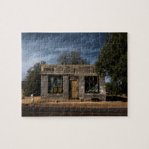 Verlaten Post-Kantoor in Kelso Californië Legpuzzel
