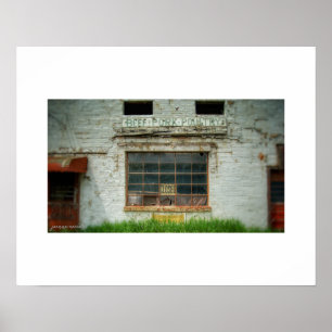 Verlaten Posterprint Vleesmarkt Poster