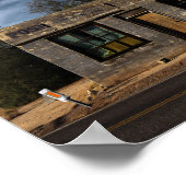 Verlaten postkantoor in Kelso Californië Poster (Hoek)