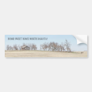 Verlaten Prairie Homestead in North Dakota #3B Bumpersticker