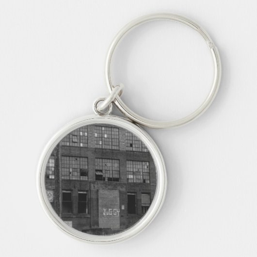 Verlaten productiefabriek sleutelhanger (Voorkant)