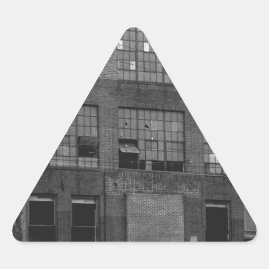 Verlaten productiefabriek sticker (Voorkant)