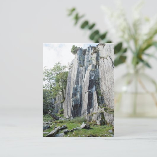 Verlaten Quarry Tilberthwaite-kaart Briefkaart (Staand voorkant)