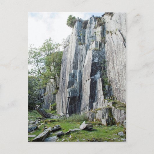 Verlaten Quarry Tilberthwaite-kaart Briefkaart (Voorkant)