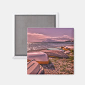Verlaten roeiboten | L'Olla Beach, Altea Magneet (Voorkant / Achterkant)
