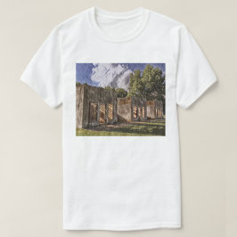 Verlaten Route 66 Motel schilderij T-shirt