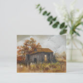 Verlaten schuur Boerderij rustieke land Briefkaart (Staand voorkant)