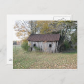 verlaten schuur briefkaart (Voorkant / Achterkant)