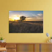 Verlaten Shed Colorado Sunset Canvas Afdruk (Insitu (Woonkamer))