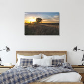 Verlaten Shed Colorado Sunset Canvas Afdruk (Insitu (Slaapkamer))