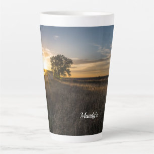 Verlaten Shed Colorado Sunset Custom Latte Mok