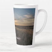 Verlaten Shed Colorado Sunset Custom Latte Mok (Rechts)