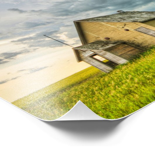 Verlaten SK School Foto Afdruk (Hoek)