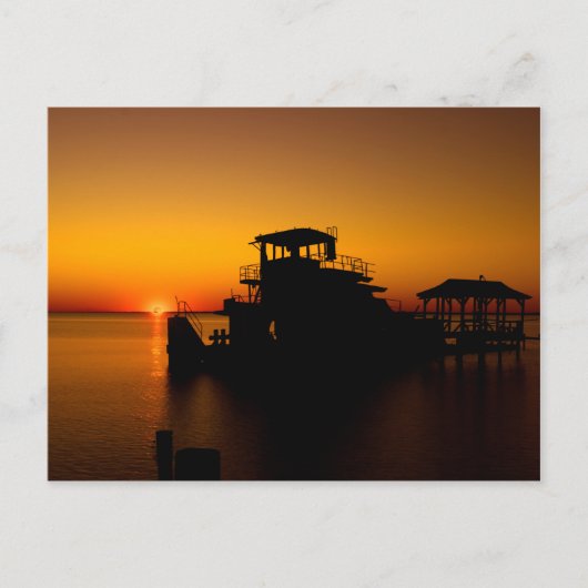 Verlaten sleepboot Madisonville Vuurtoren Briefkaa Briefkaart (Voorkant)