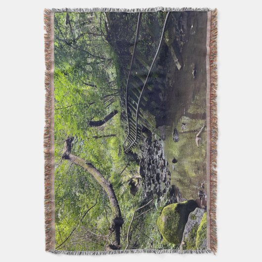 Verlaten Spoorweg Deken (Voorkant Verticaal)