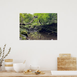 Verlaten Spoorweg Poster