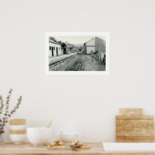 Verlaten spoorwegstation Watchet Somerset foto Poster (Keuken)