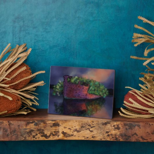 Verlaten SS Ayrfield Plaque Fotoplaat (Zijkant)