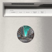 Verlaten stad | Post-apocalyptische dystopie Magneet (Insitu (Vaatwasser))