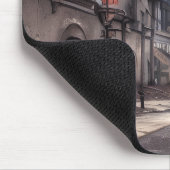 Verlaten stad | Post-apocalyptische dystopie Muismat (Hoek)