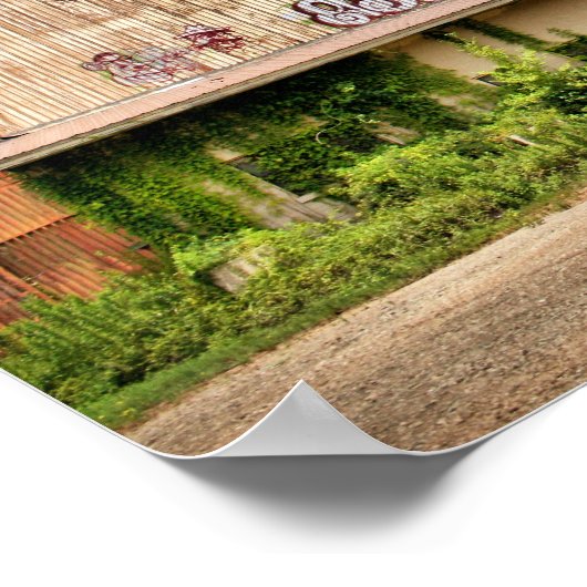 Verlaten station in bioscoop poster (Hoek)