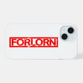 Verlaten Stempel iPhone 15 Case (Achterkant horizontaal)