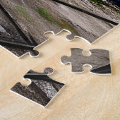 Verlaten straat met Graffiti Street Art Legpuzzel (Zijkant)