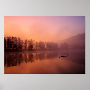 Verlaten Surfboard Poster