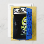 Verlaten telefooncel briefkaart (Voorkant / Achterkant)