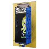 Verlaten telefooncel klembord (Links)