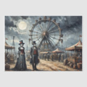 Verlaten themapark - Decoupage - Tissuepapier (Voorkant)