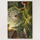 Verlaten Thempark Draaimolen & Reuzenrad Legpuzzel (Verticaal)