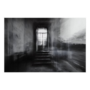 Verlaten Trap Spoken Deurweg Vervaaging Perfect Poster