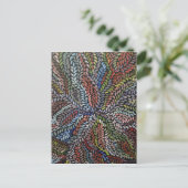 Verlaten van struik van multicolor briefkaart (Staand voorkant)