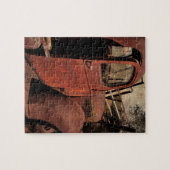 Verlaten vrachtwagen legpuzzel (Horizontaal)