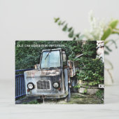 Verlaten vrachtwagen op uitnodiging (Staand voorkant)