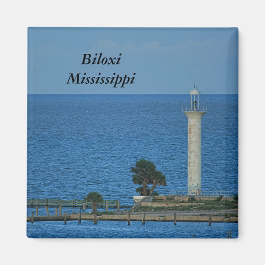 Verlaten vuurtoren magneet (Voorkant)