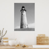 Verlaten vuurtoren, Port Isabel, Texas, 1942 Poster (Keuken)