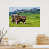 Verlaten Wagon Ingelijste Print (Keuken)