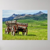 Verlaten Wagon Ingelijste Print (Voorkant)
