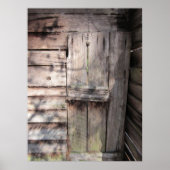 Verlaten Weathered Barn-deur Poster (Voorkant)