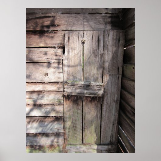 Verlaten Weathered Barn-deur Poster (Voorkant)