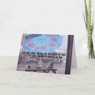 VERLATEN WENSKAART BEDANKKAART