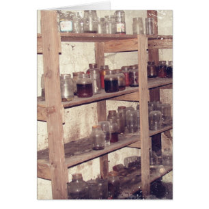 Verlaten Wenskaart voor pantografie