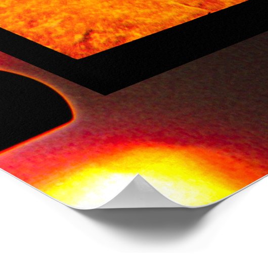 Verlaten Westerne hut op film Poster (Hoek)