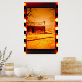 Verlaten Westerne hut op film Poster (Keuken)