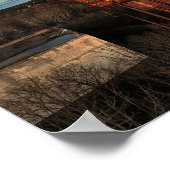 Verlaten Whiskey Distillerie Linfield PA Poster (Hoek)