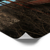 Verlaten Whiskey Distillerie Linfield PA Poster (Hoek)